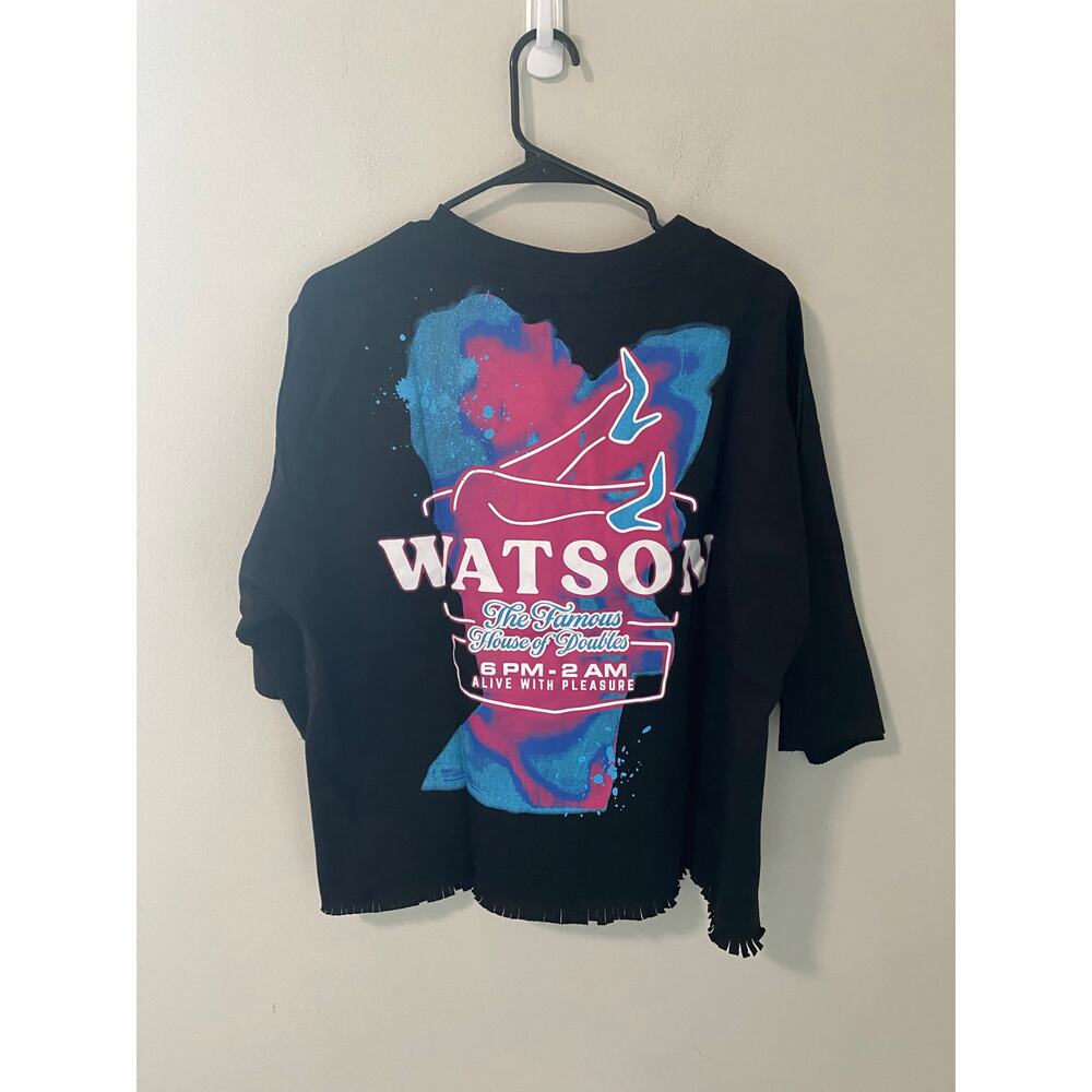 NWT Watson Luxe Graphic T-Shirt Streetwear Oversized Cotton Tee‎ Size, Med